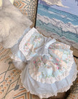 Floral Lace Maid Dress for Cats & Dogs