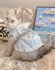 Floral Lace Maid Dress for Cats & Dogs