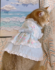 Floral Lace Maid Dress for Cats & Dogs
