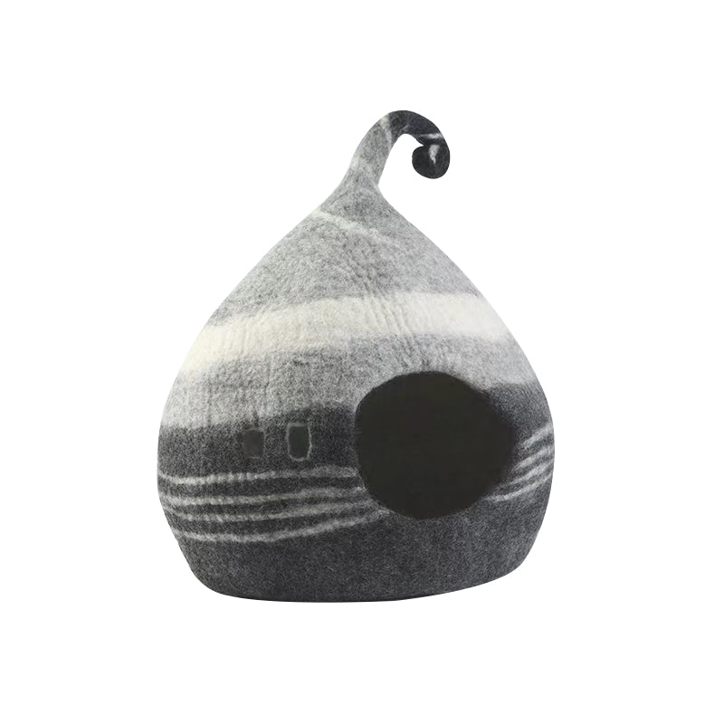 Hobbit’s Wool Cat Cave Cozy Hideaway for Cats