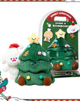 Christmas Tree Plush Cat Den