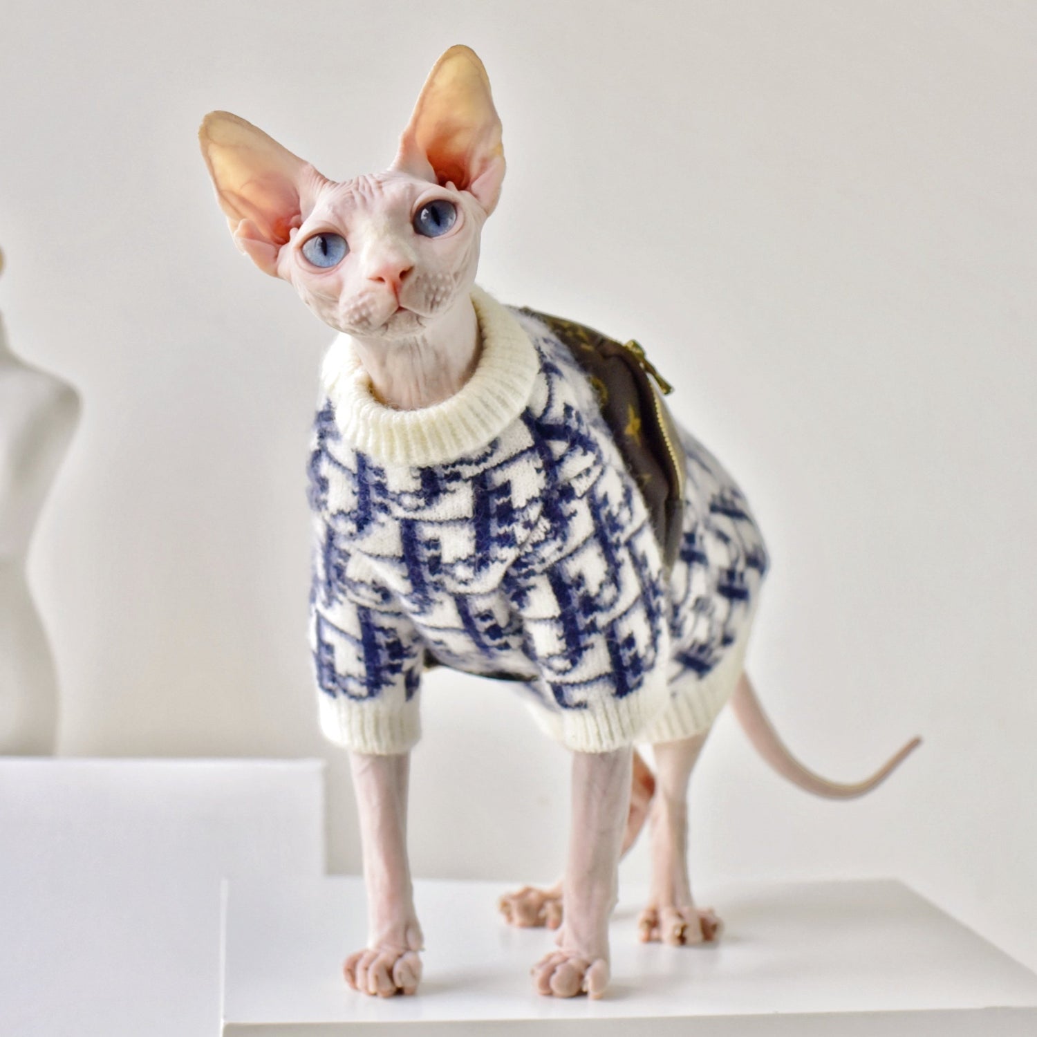 Mohair Blend Sweater Sphynx Cat Clothes