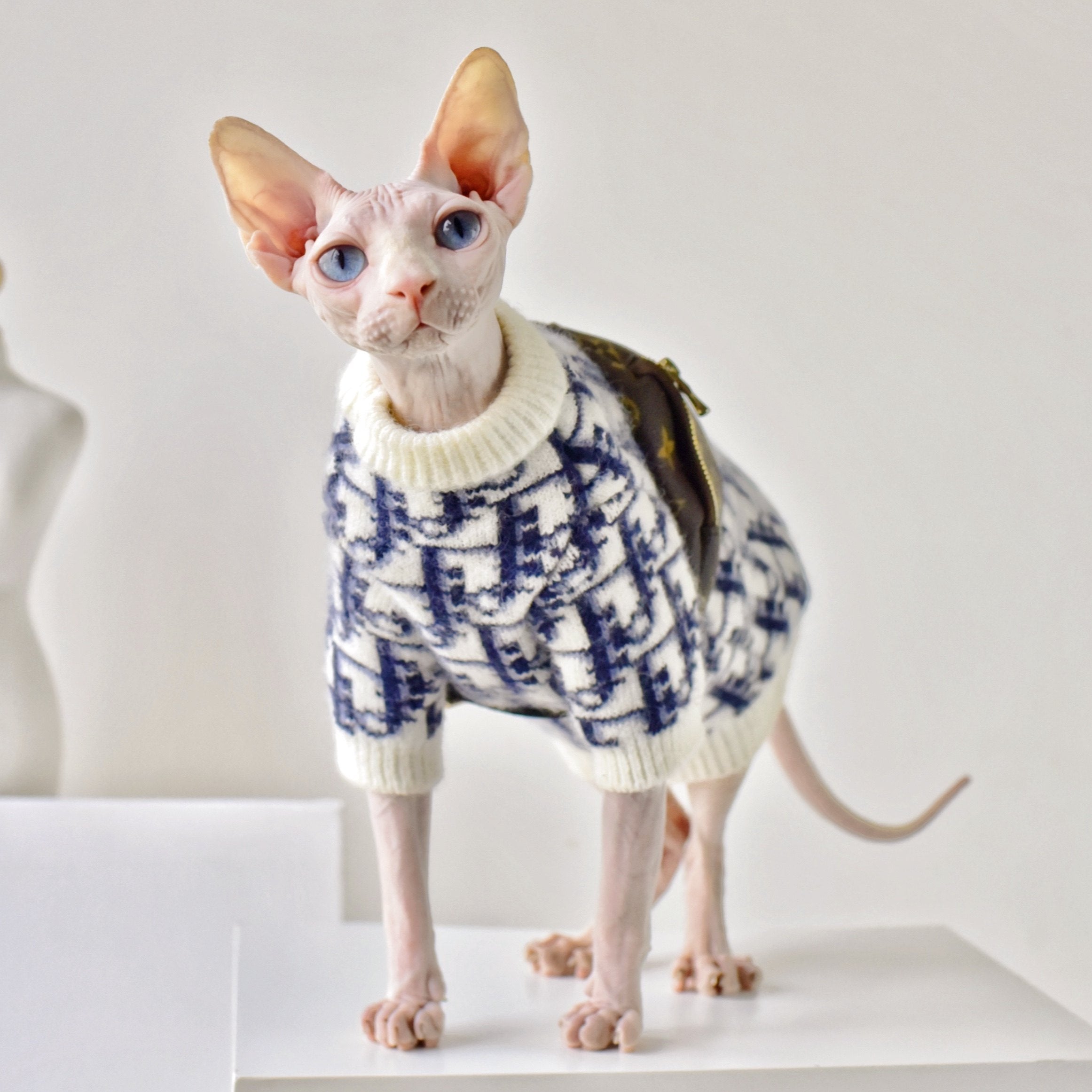 Mohair Blend Sweater Sphynx Cat Clothes