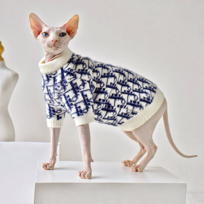 Mohair Blend Sweater Sphynx Cat Clothes