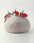 Mushroom Wool Cat Cave Cozy Hideaway for Cats