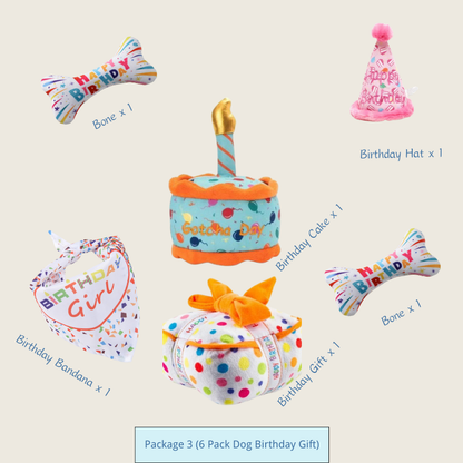 Dog Birthday Toy Set