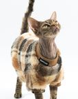 Plaid Reversible Soft Fleece Vest for Cats