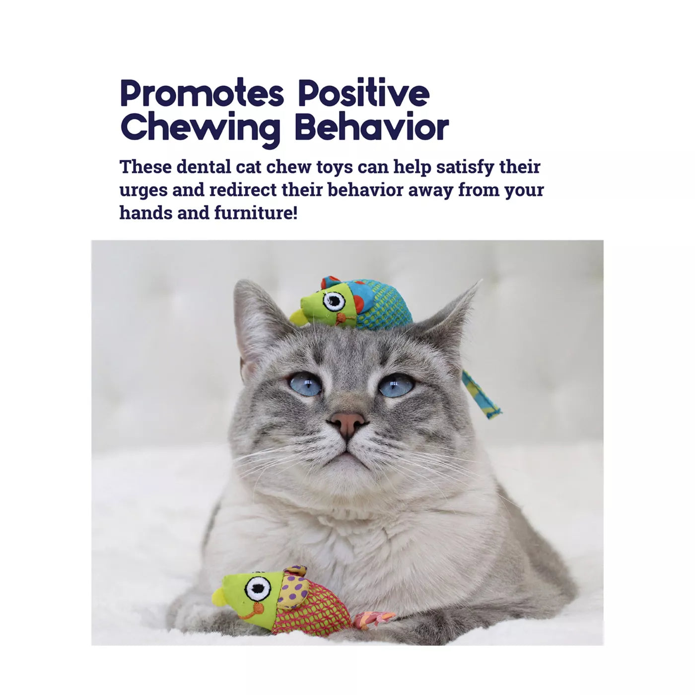 Catnip Chew Mice Cat Toy