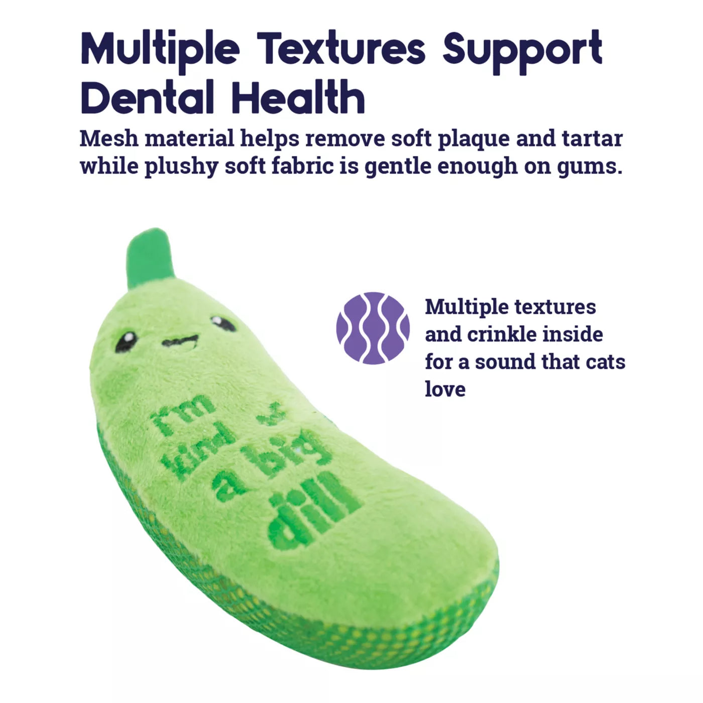 Crunchy Catnip Pickle Cat Toy
