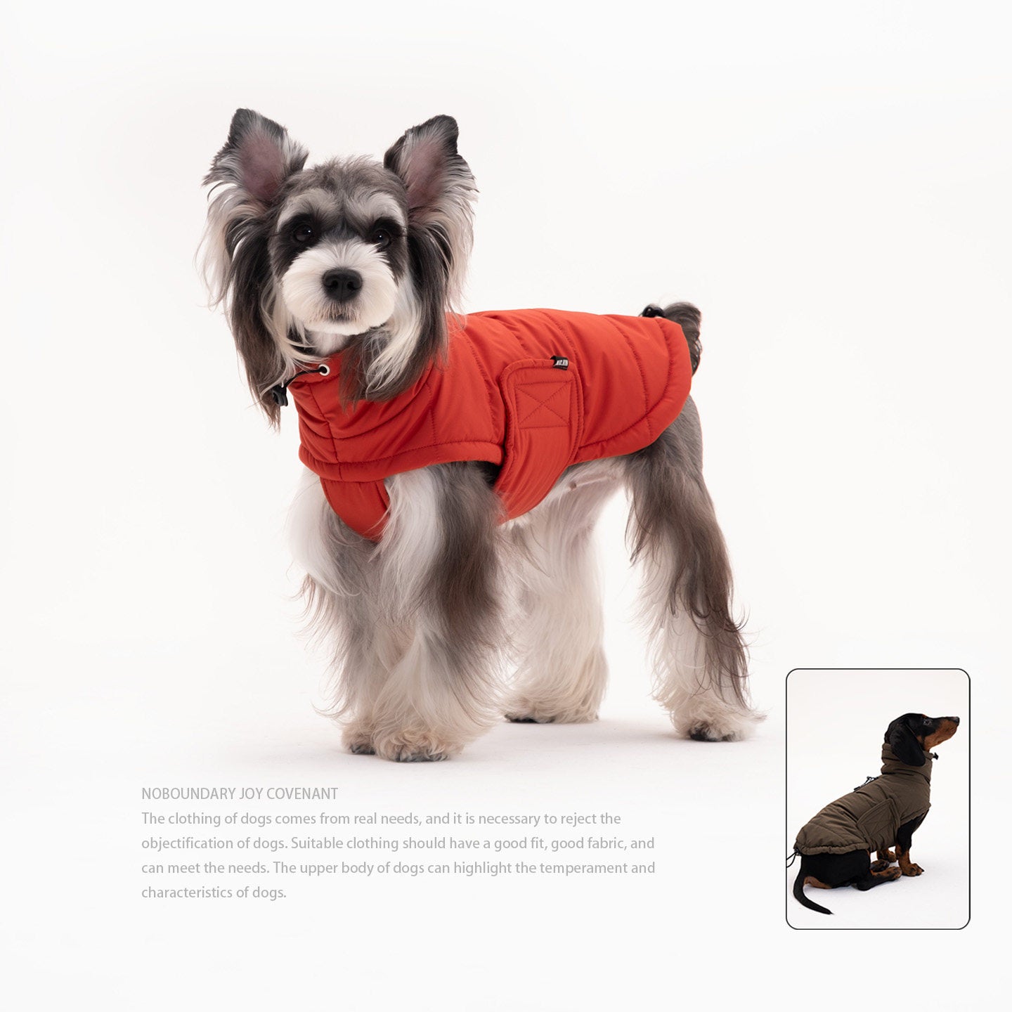 Puffer Turtleneck Vest Dog Cat Clothes Water-Resistant Anti-Static Winter Jacket