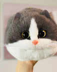 British Shorthair Black White Cat Bag Plush Shoulder Bag for Daily Use