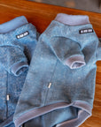Stretch Denim Sweatshirt for Sphynx Cat Comfortable Outfit