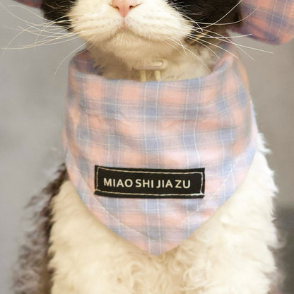 Pink Plaid Tank &amp; Hat+Bandana – Devon/Sphynx Cat Clothes