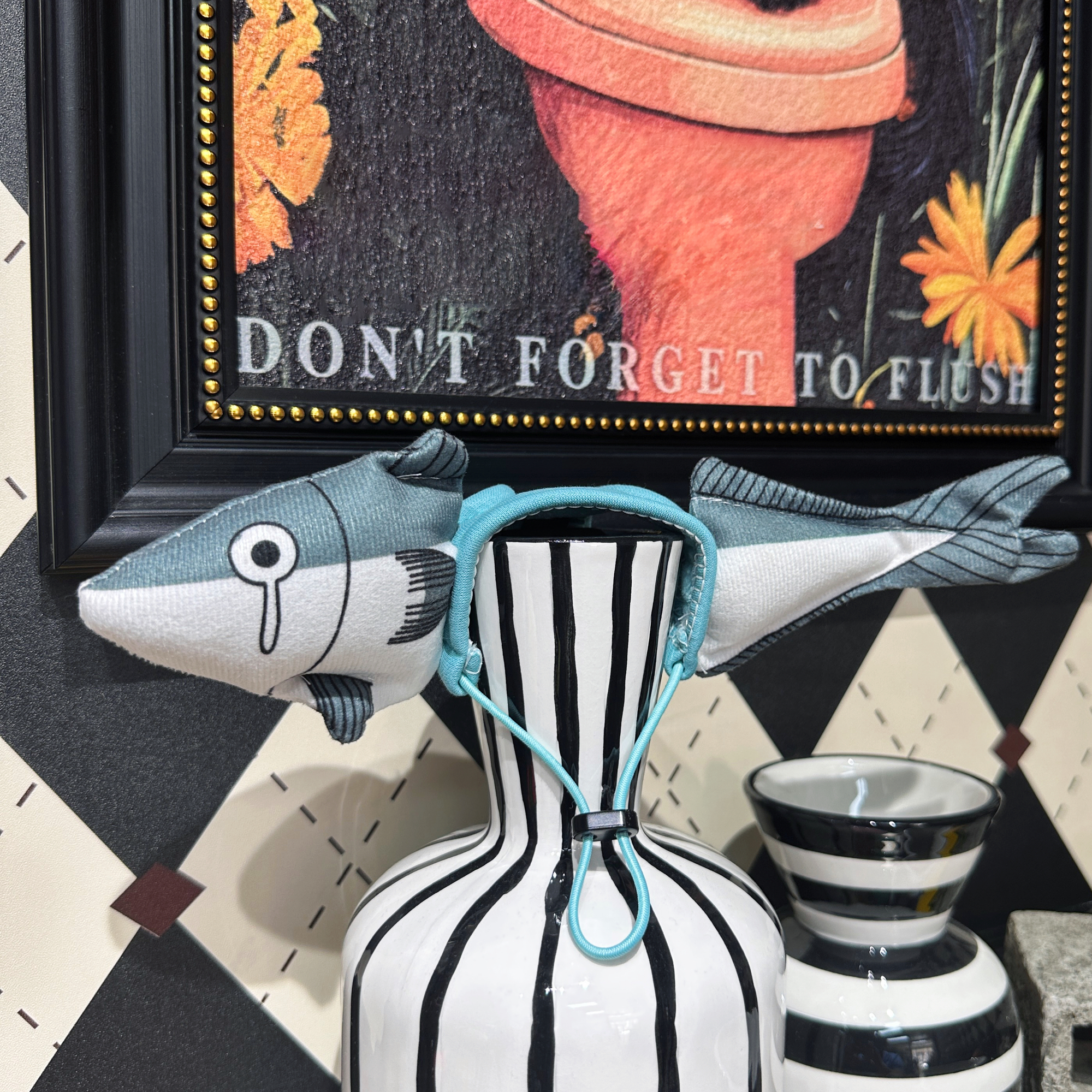 Shark Hat and Salmon Camisole for Sphynx Cat Cute Outfit