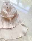 Pink organza princess dress for hairless cats