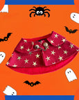 Red gothic mage cape, Halloween costume for cats and dogs