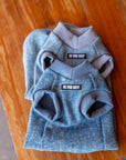 Stretch Denim Sweatshirt for Sphynx Cat Comfortable Outfit