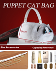 Ragdoll Cat Bag Plush Shoulder Bag for Daily Use