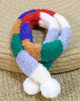 Sphynx Cat Shearling Set – Rainbow Fleece Top & Hat