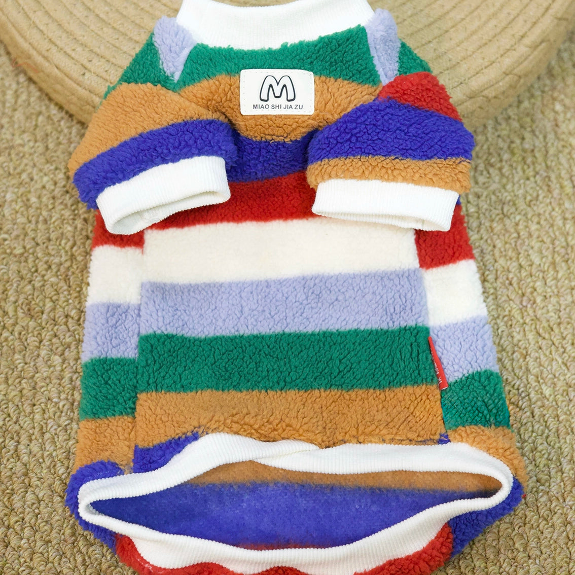 Shearling Rainbow Set DevonRex Sphynx Cat Clothes