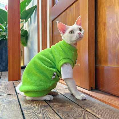 The 2-in-1 Polar Fleece Shirt Cat Clothes