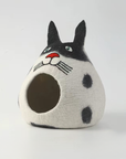 Totoro Wool Cat Cave Cozy Hideaway for Cats