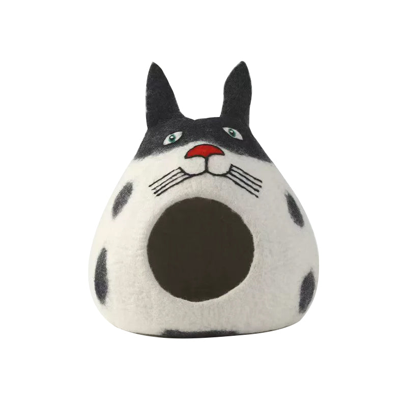  Totoro Wool Cat Cave Cozy Hideaway for Cats