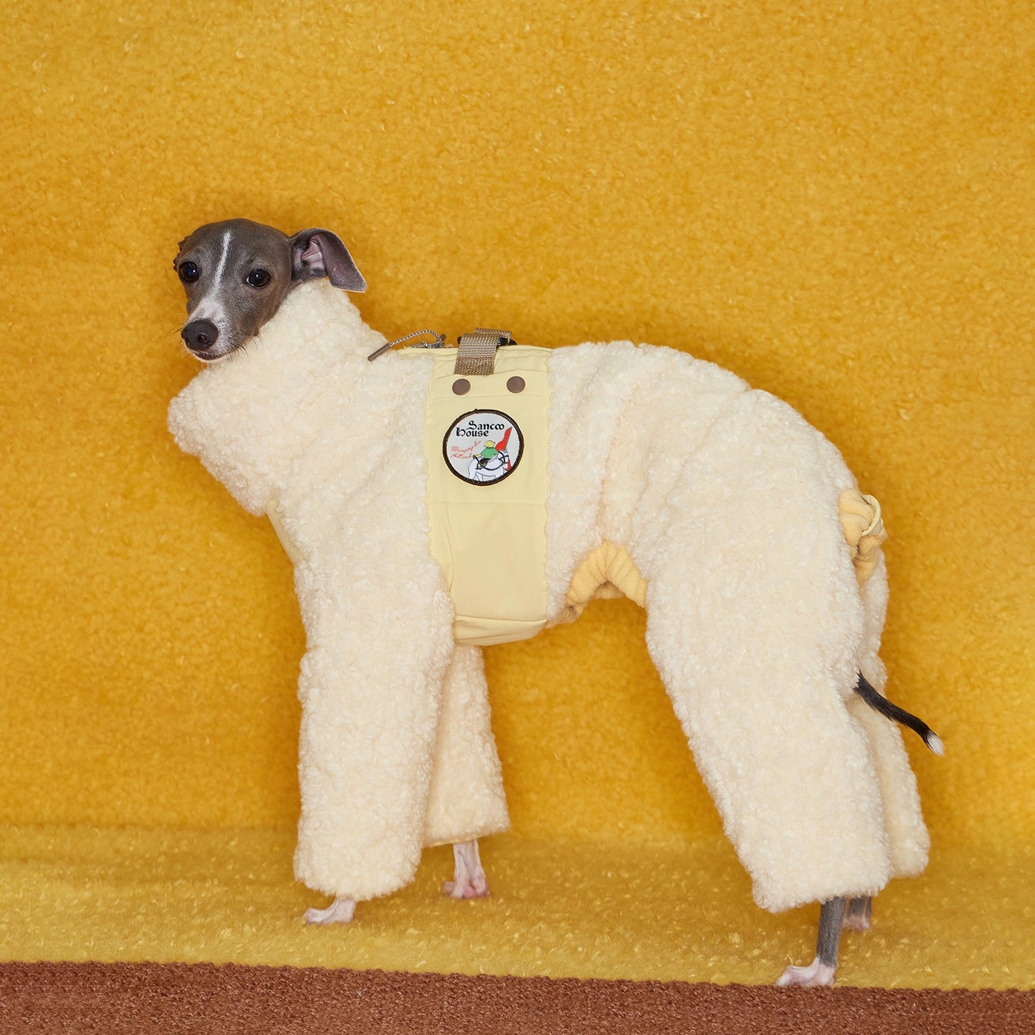 Warm Lamb Fleece Snowsuits for Italian Greyhounds &amp; Whippets