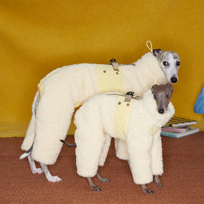 Warm Lamb Fleece Snowsuits for Italian Greyhounds &amp; Whippets