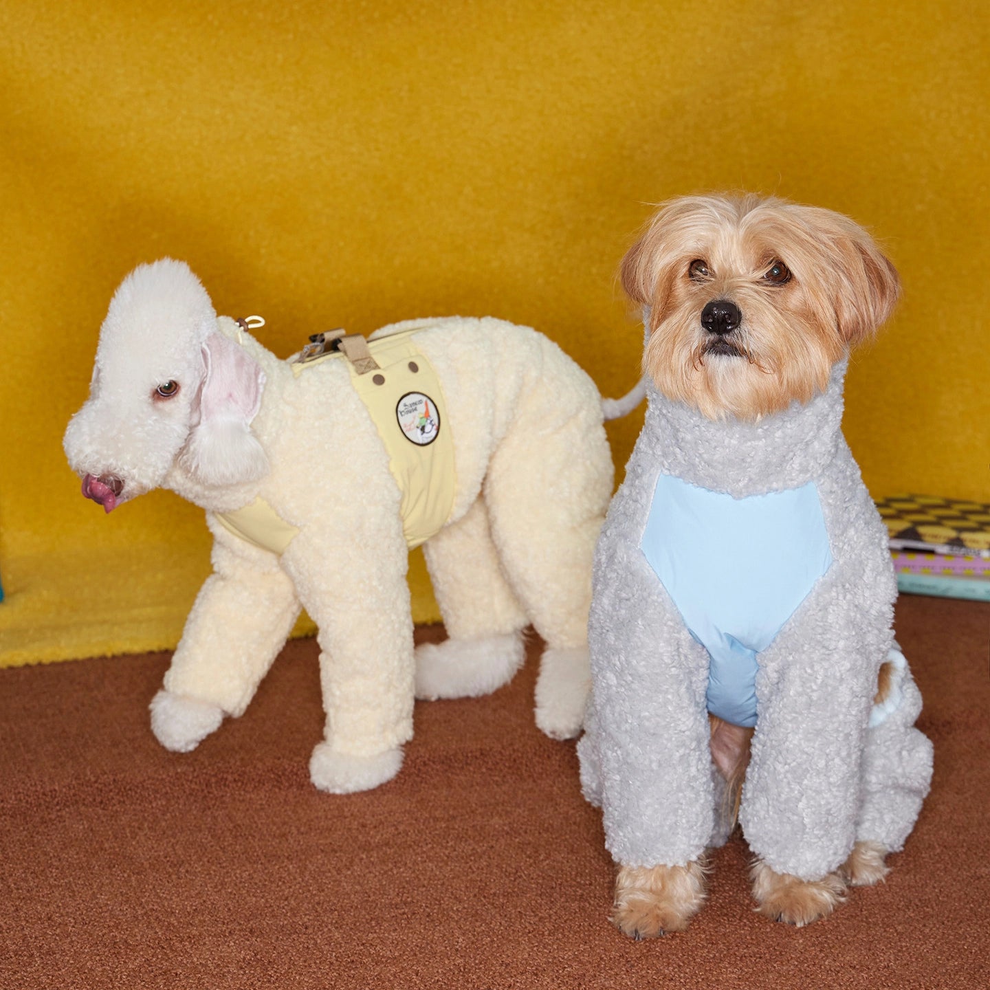 Italian Greyhound &amp; Whippet Snowsuit – Lamb Fleece Winter Onesie