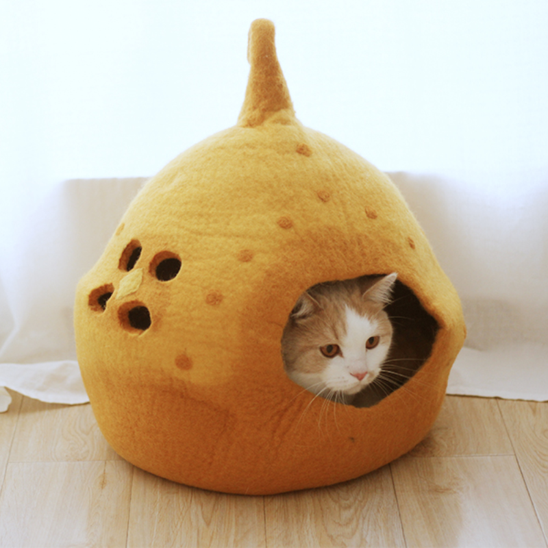 Wizard Wool Cat Cave - Pet Bed
