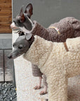 Greyhound & Whippet Wool Blend Onesie – Warm Knit Jumpsuit