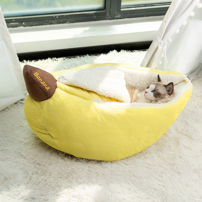 Banana Edamame Cat Bed