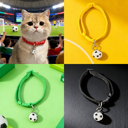 World Cup Pets Bucket Hat Football Necklace Set