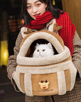 Cat Carrier Backpack – Ventilated Travel Bag for Cats & Small Dogs