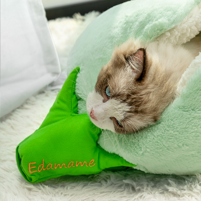 Banana Edamame Cat Bed