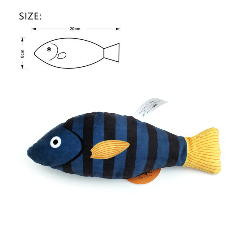 Buzzing Fish Cat Toy - Catnip