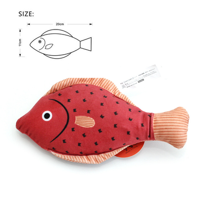 Buzzing Fish Cat Toy - Catnip