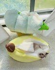 Banana Edamame Cat Bed