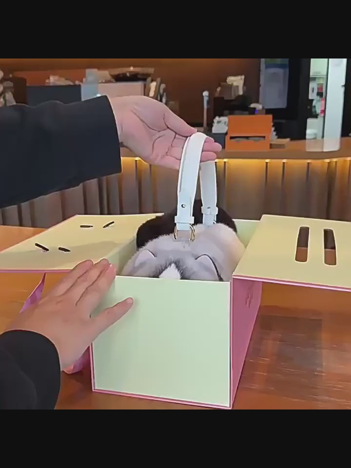 Ragdoll Cat Bag Plush Shoulder Bag for Daily Use